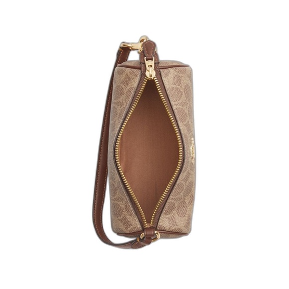 Coach Brown Signature Nolita Barrel  Bag - Picture 5 of 7